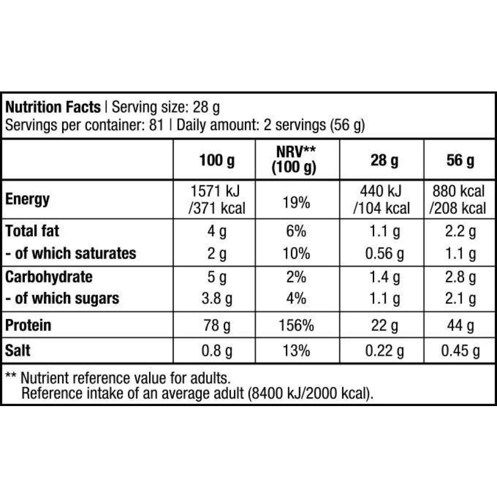 100% Pure Whey 1 Kg Plátano - Image 2
