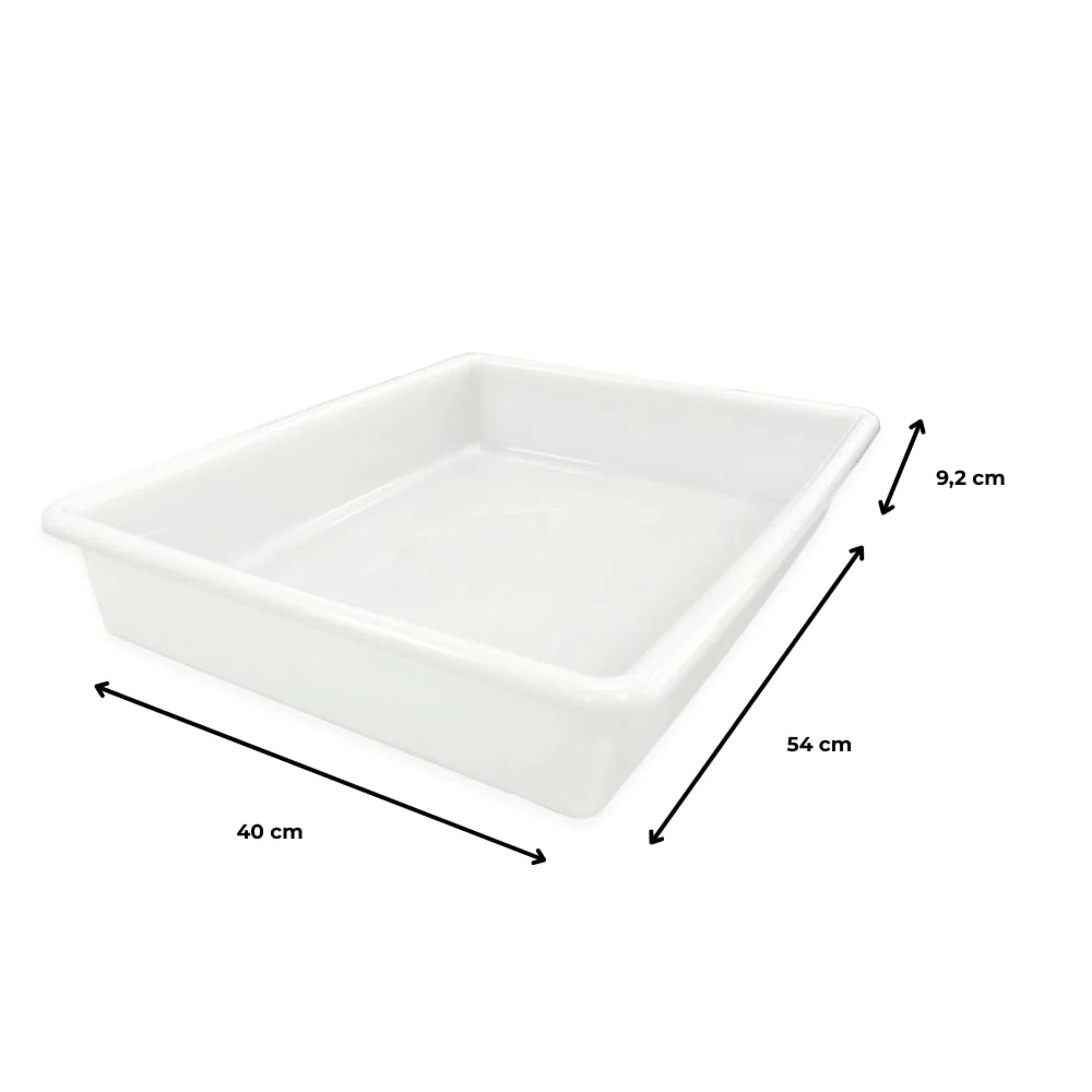 3 Bandejas Resistentes Uso Alimentario Con Tapa: 15l Sin Bpa's (55,3 X 41 X 9,3cm). Cocinas, Restaurantes, Catering - Image 4
