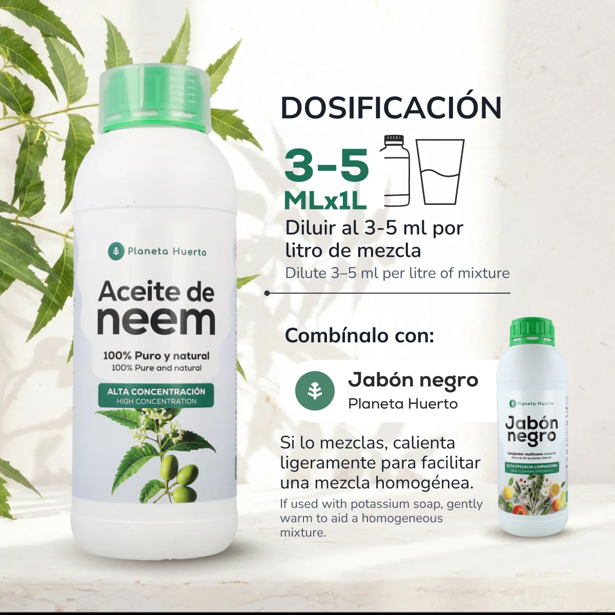 Aceite de Neem 100% Puro y Natural Planeta Huerto 1L - Image 6