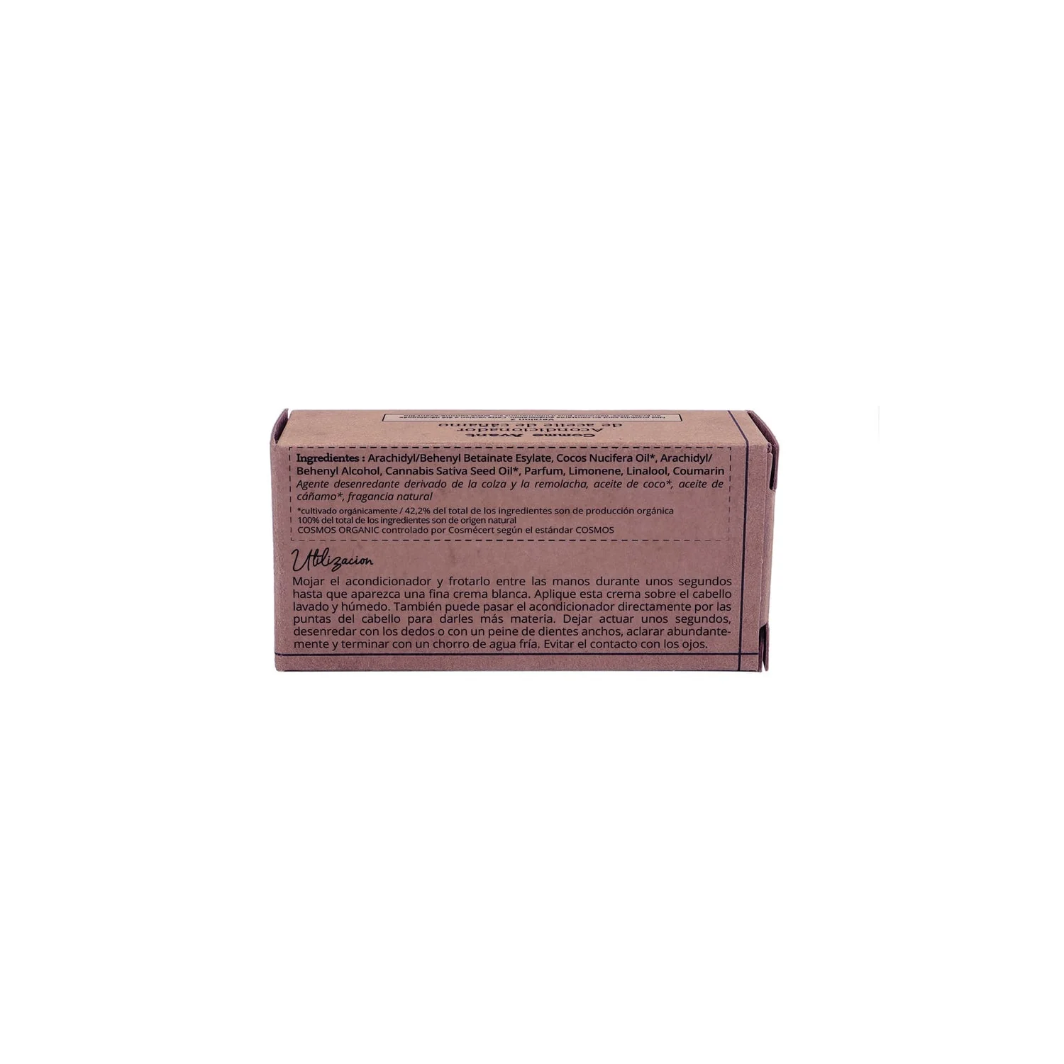 Acondicionador sólido con aceite de cáñamo Higo y Leche de Coco Comme Avant 45 g - Image 6