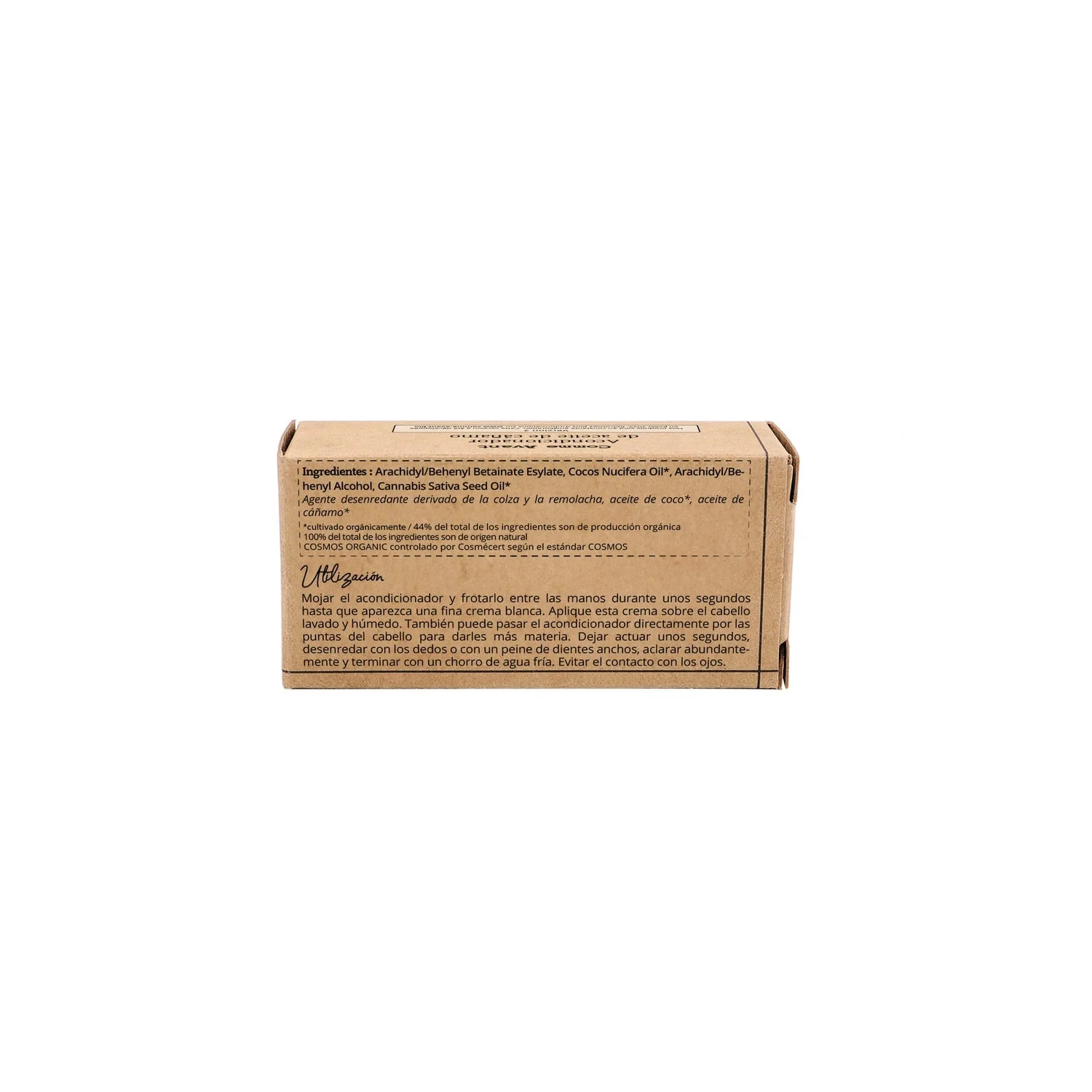 Acondicionador sólido con aceite de cáñamo Neutral sin perfume Comme Avant 45 g - Image 2