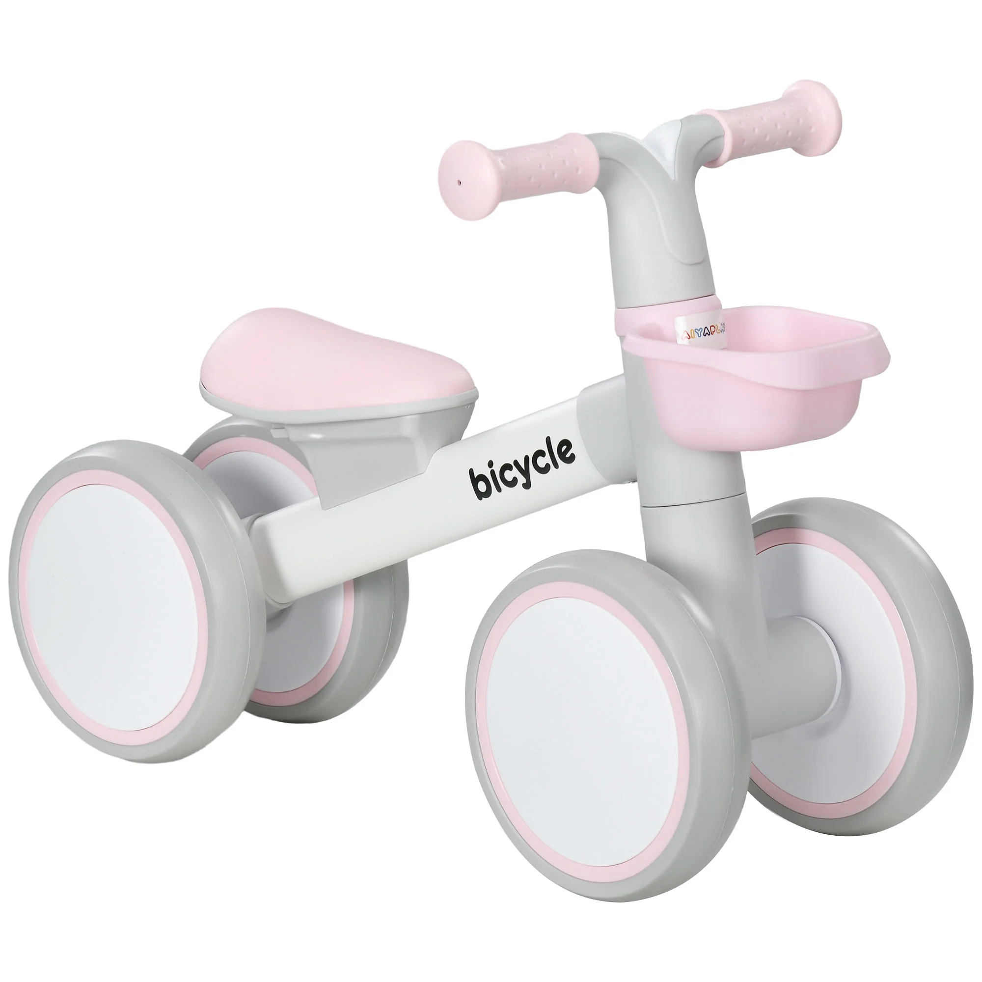 Aiyaplay Bicicleta Sin Pedales Para Niños De 12-36 Meses 56x27x39 Cm Rosa