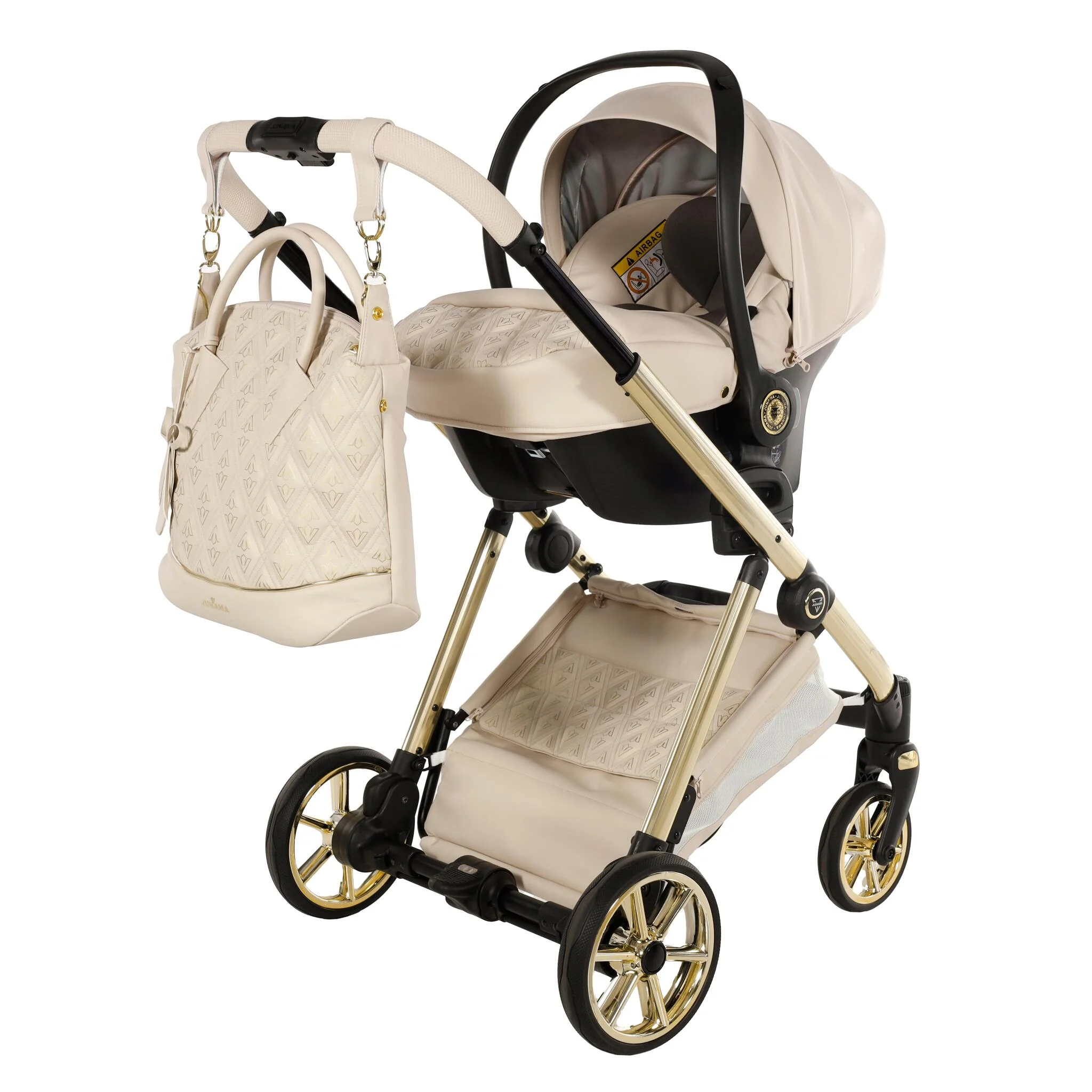 Art Deco Cochecito De Bebé Duo Beige - Image 2