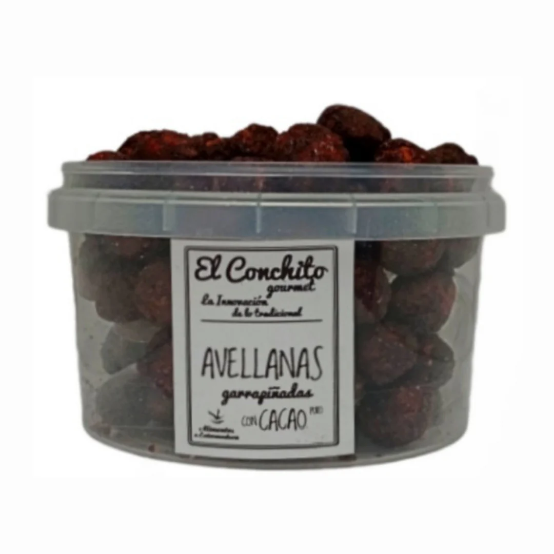Avellanas Garrapiñadas Con Cacao Puro Tarrina 275 G
