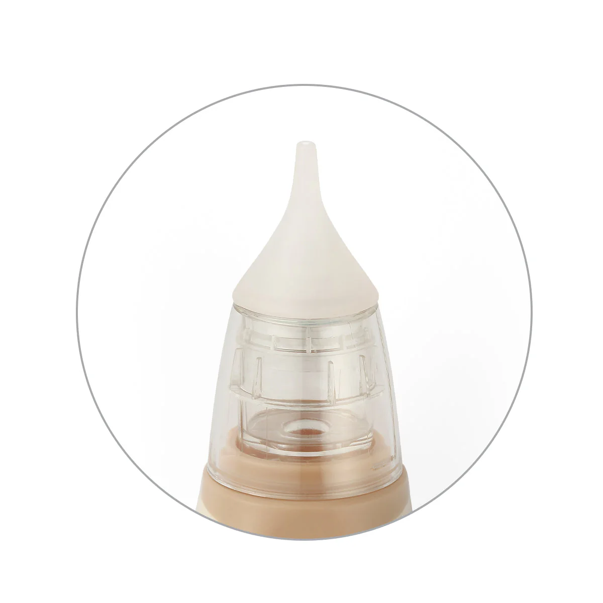 Babyono Aspirador Nasal Eléctrico Ultrasilencioso Beige - Image 5