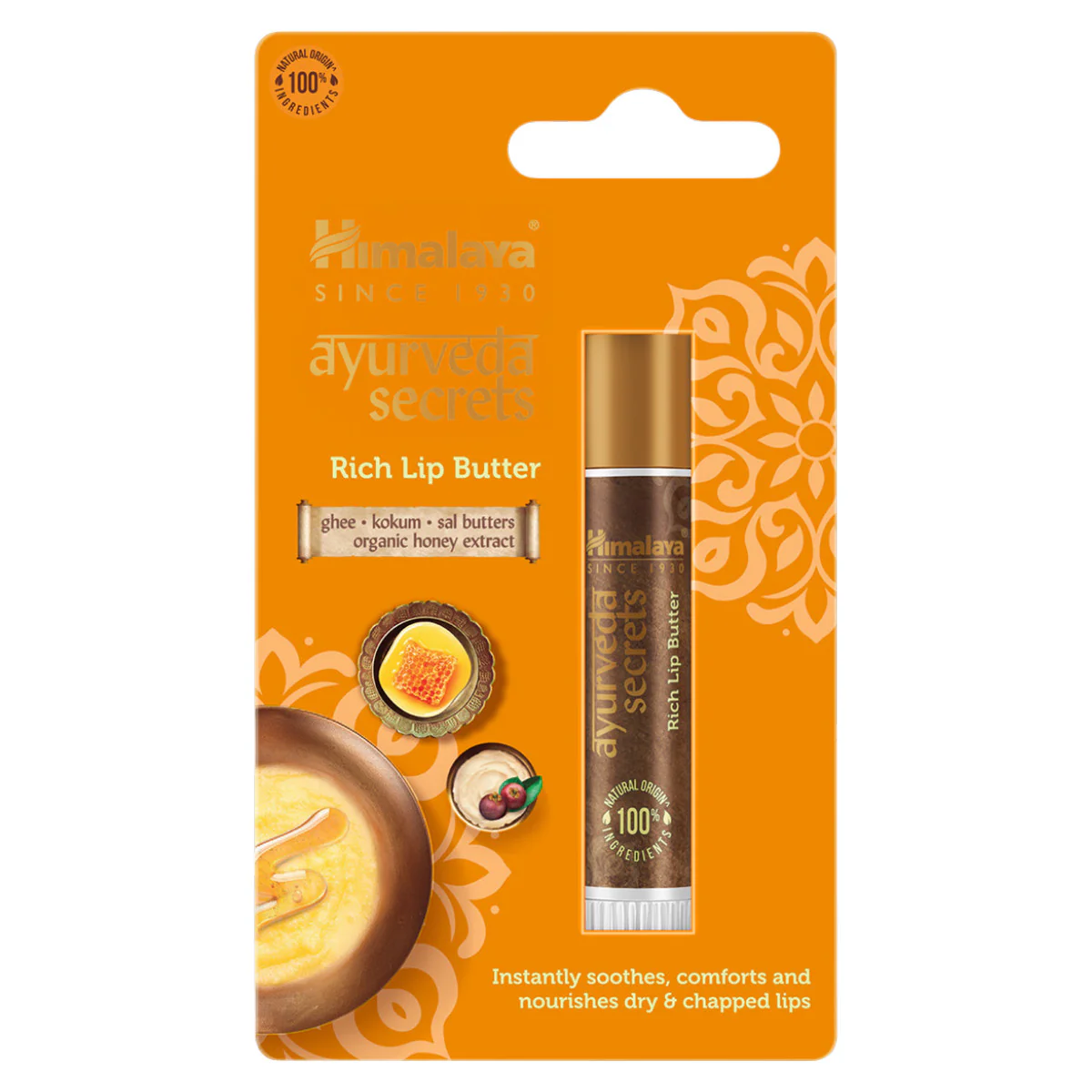 Bálsamo labial Ayurveda manteca enriquecida Himalaya - Image 2