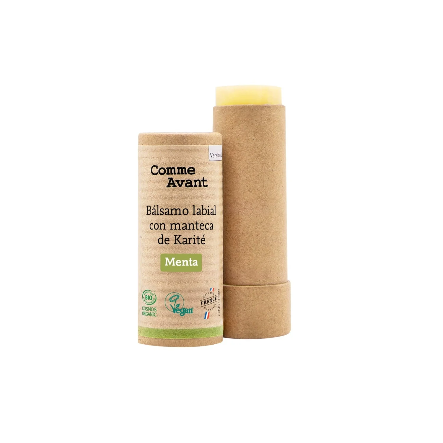 Bálsamo labial con manteca de karité Menta Comme Avant 15 g