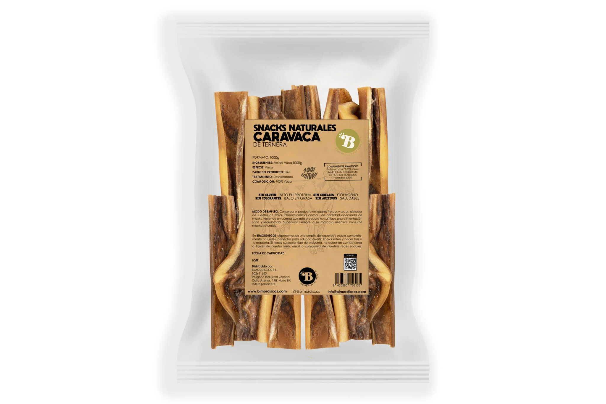 Bimordiscos Caravaca Para Perros - 1kg 1 Kg