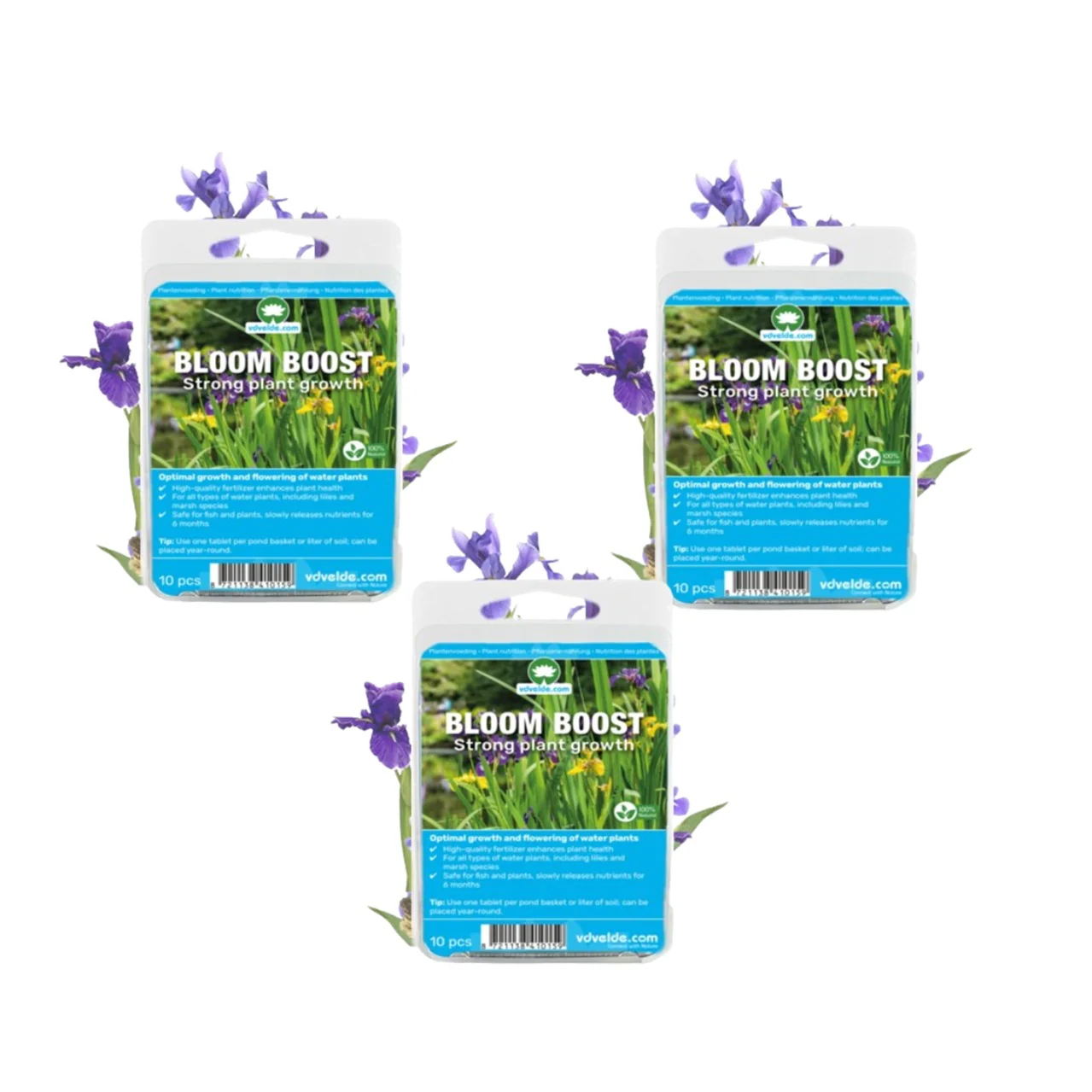Bloom Boost Tabletas Abono 30 Unidades - Plantas Estanque - 6 Meses