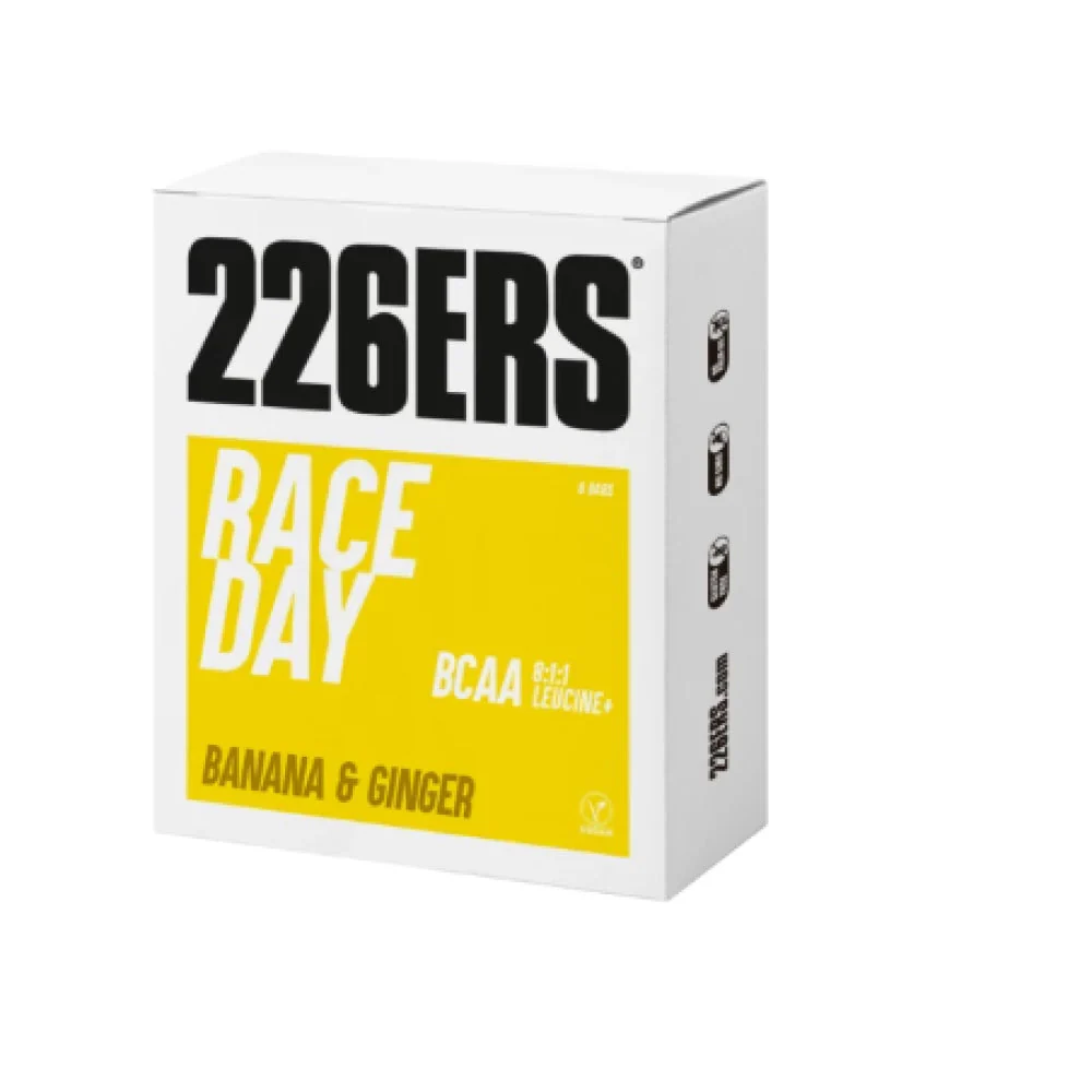 Box Race Day Bar Bcaas 6 X 40 Gr Plátano Y Jengibre