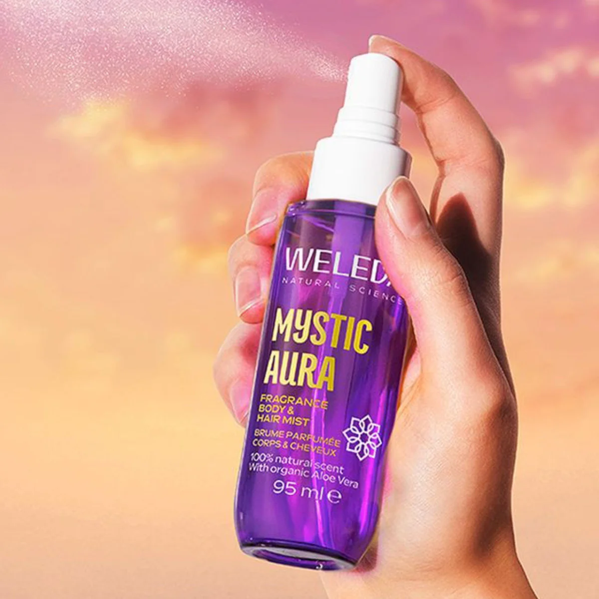 Bruma Perfumada Body&Hair Mystic Aura Weleda 95 ml - Image 3