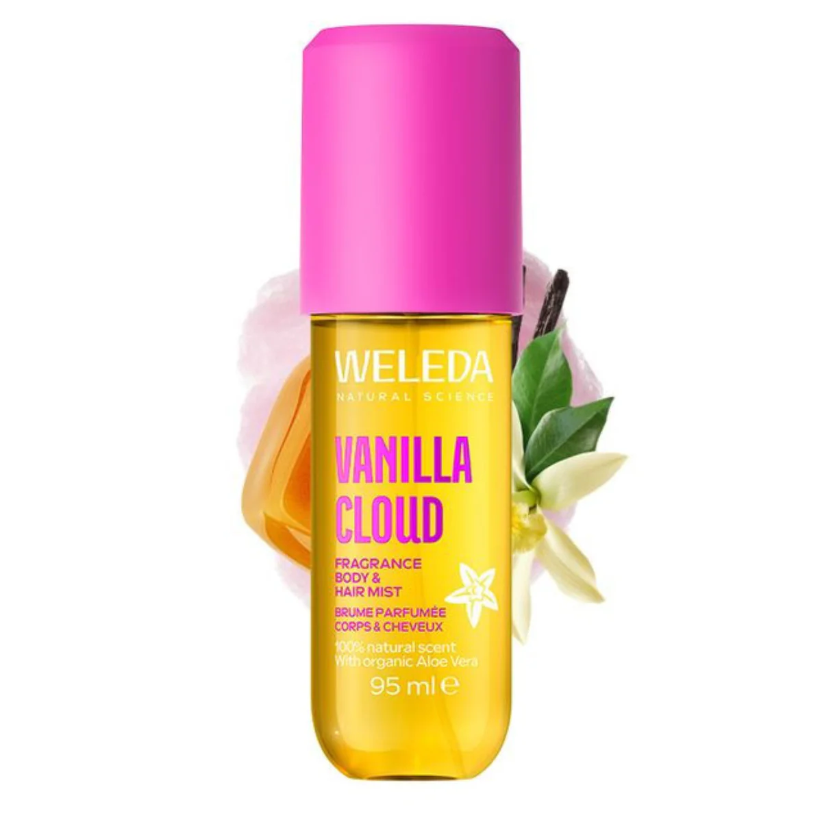 Bruma Perfumada Body&Hair Vanilla Cloud Weleda 95 ml - Image 2