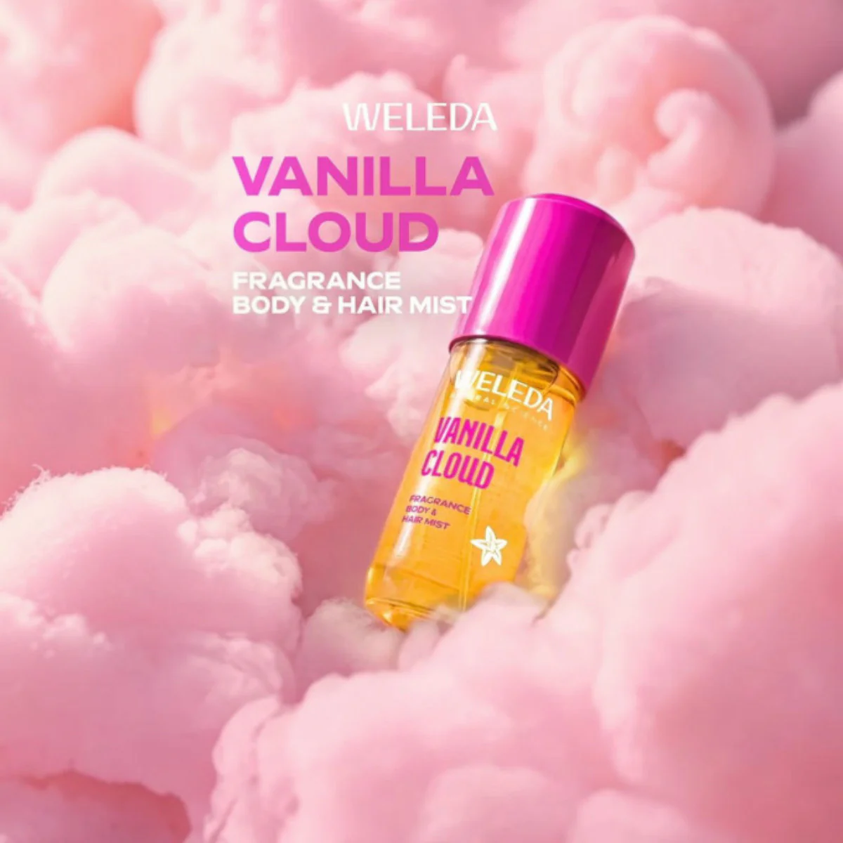 Bruma Perfumada Body&Hair Vanilla Cloud Weleda 95 ml - Image 4
