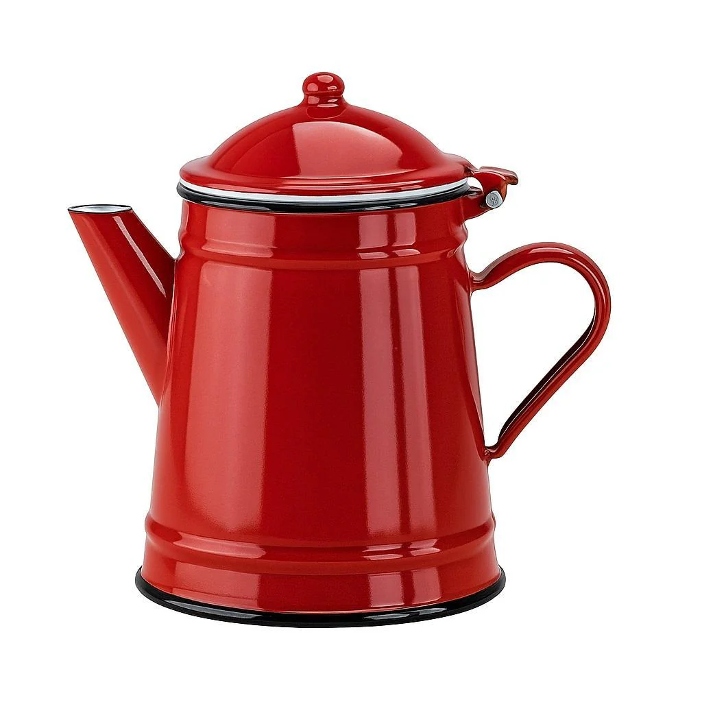Cafetera Conica Roja 1 L. - Image 2