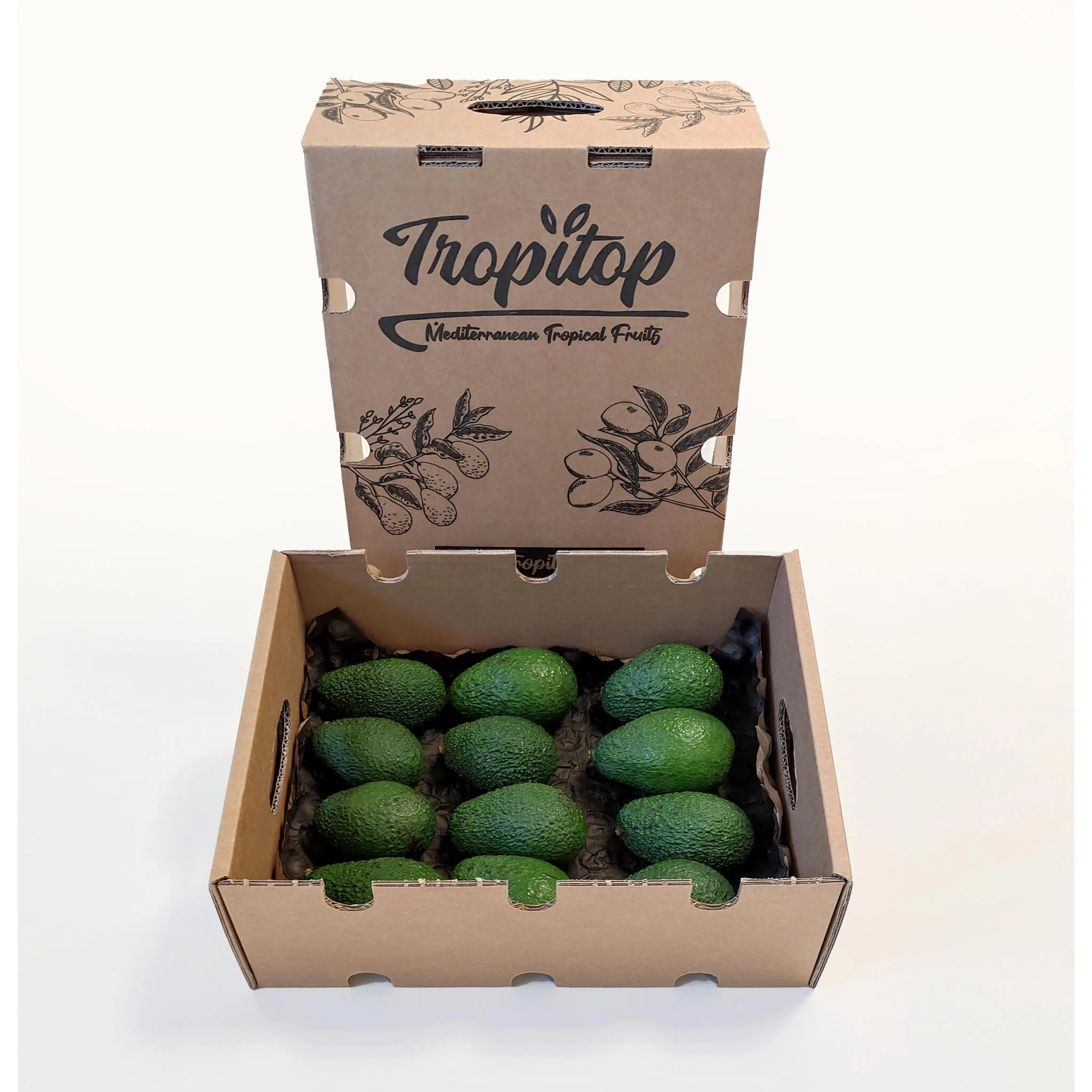 Caja 9kg De Aguacates Hass Ecológicos Tropitop
