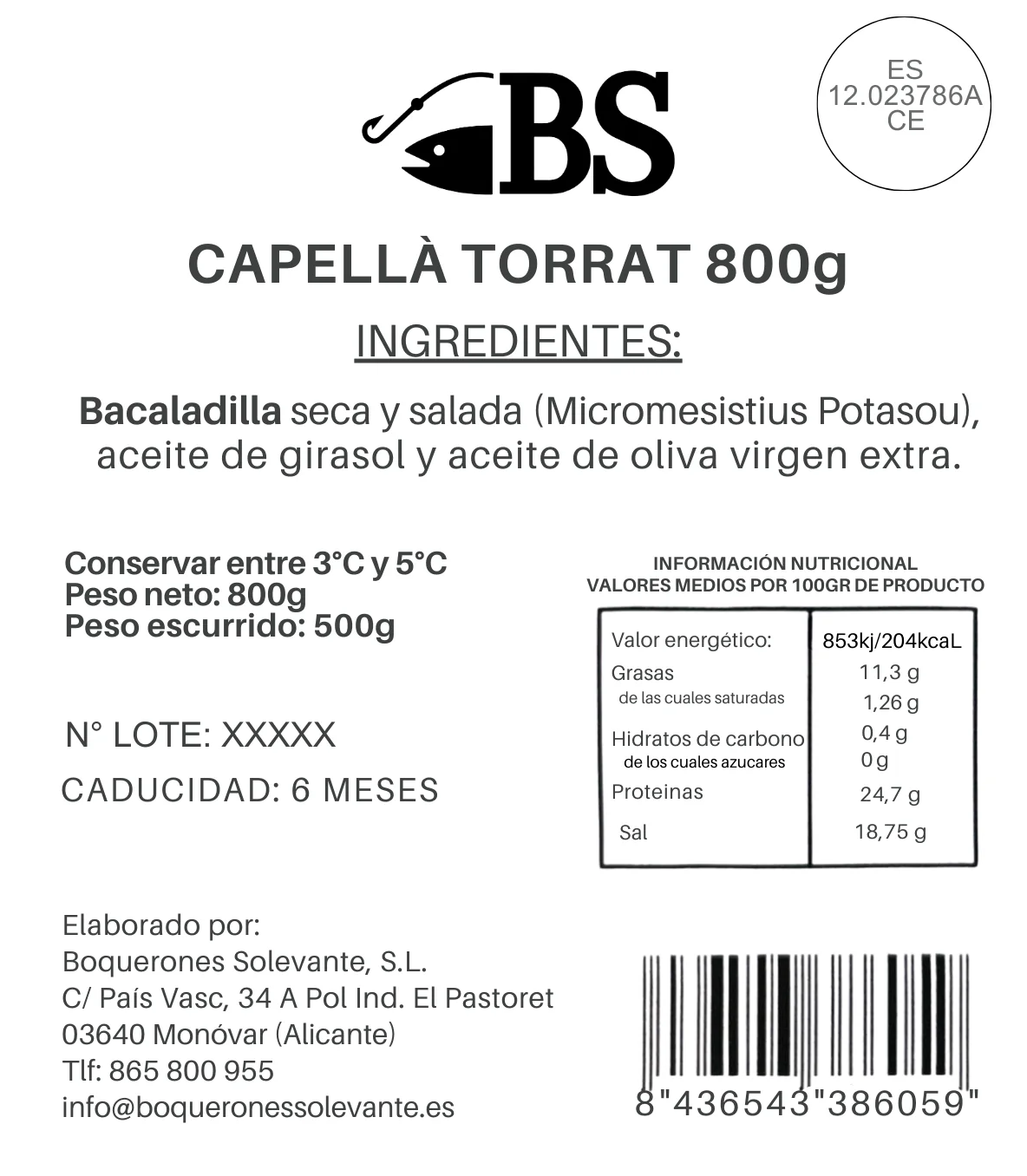 Capellà Torrat 800 G - Image 2