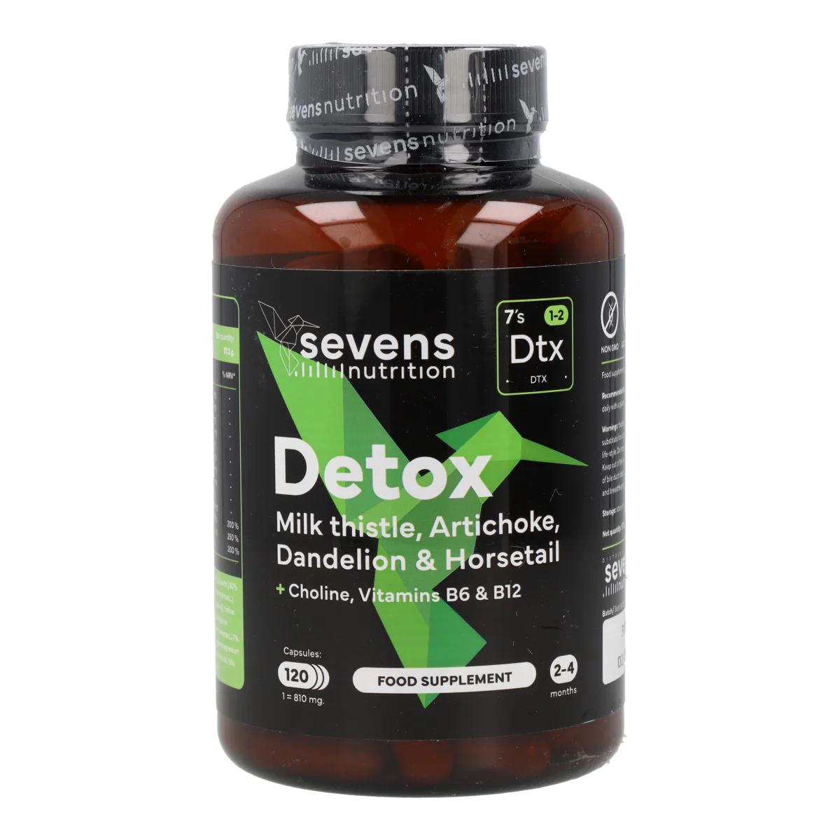 Cardo Mariano Detox Sevens Nutrition 120 cápsulas - Image 5