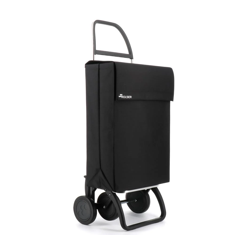 Carro Compra Jean Ln 4 Ruedas Negro