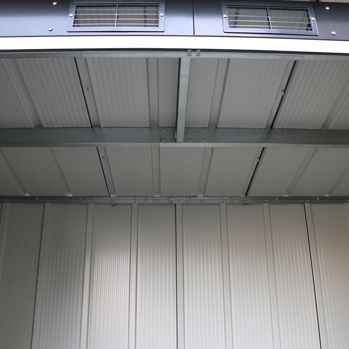 Caseta Jardín Eco Pent Roof 8×4 Metal Gris Antracita - Image 5