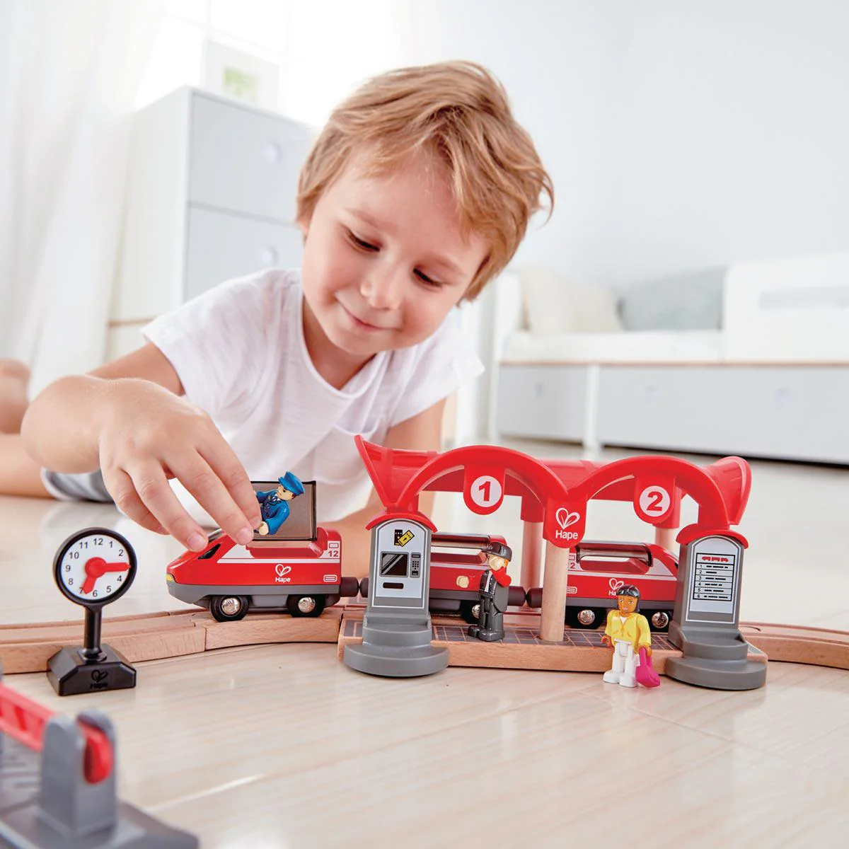 Circuito Tren Busy City Rail Hape - Image 3