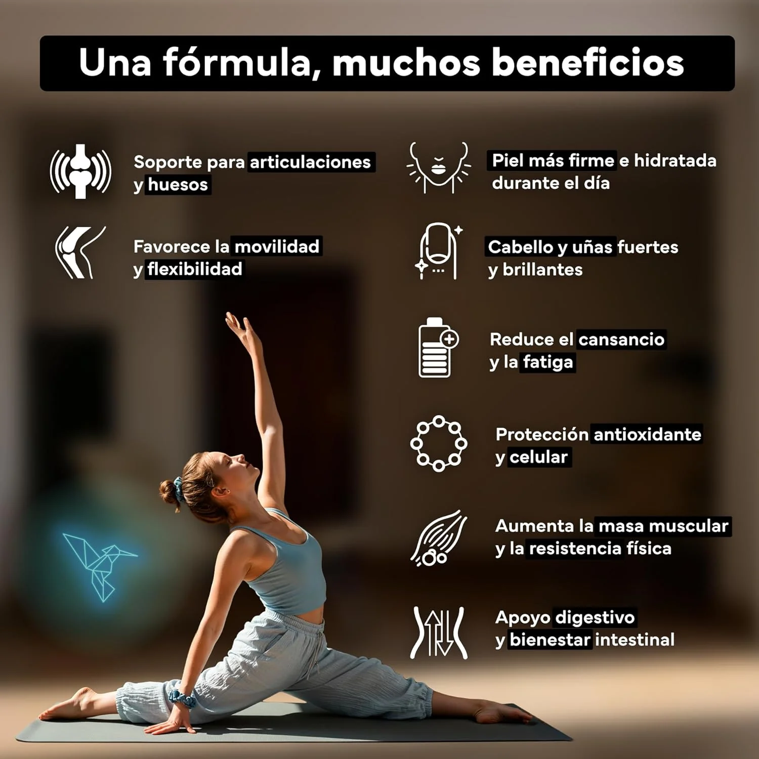 Colágeno con Magnesio Sevens Nutrition 120 cápsulas - Image 3
