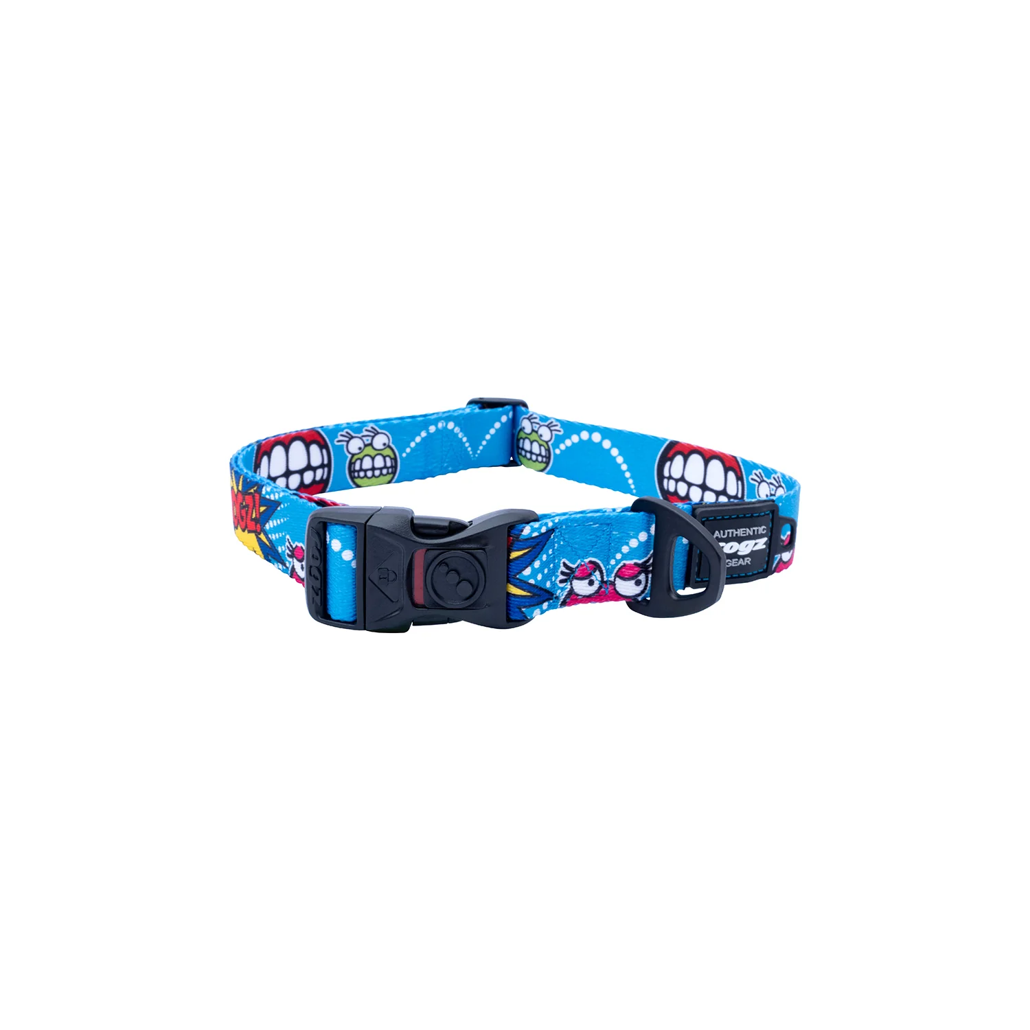 Collar Para Perro, Modelo Fusion De Rogz, Estampado Comic Azul. Talla S (8-14kg) - Image 4