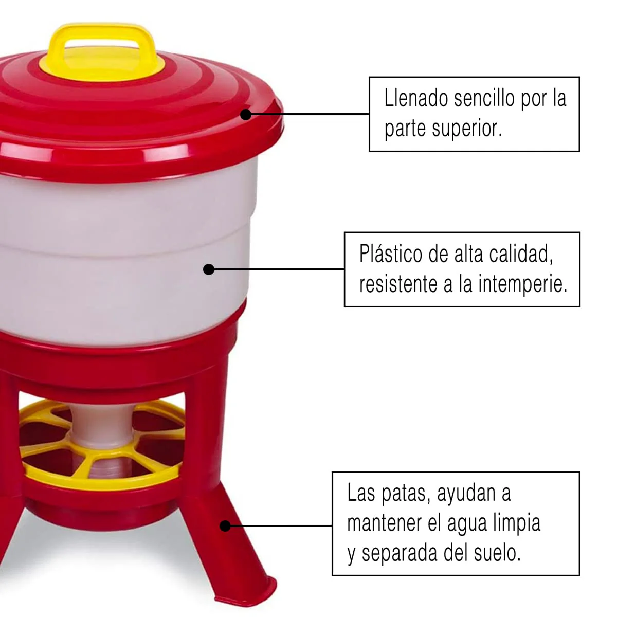 Comedero Para Gallinas Imperial Gaun - 40 Litros - Image 3