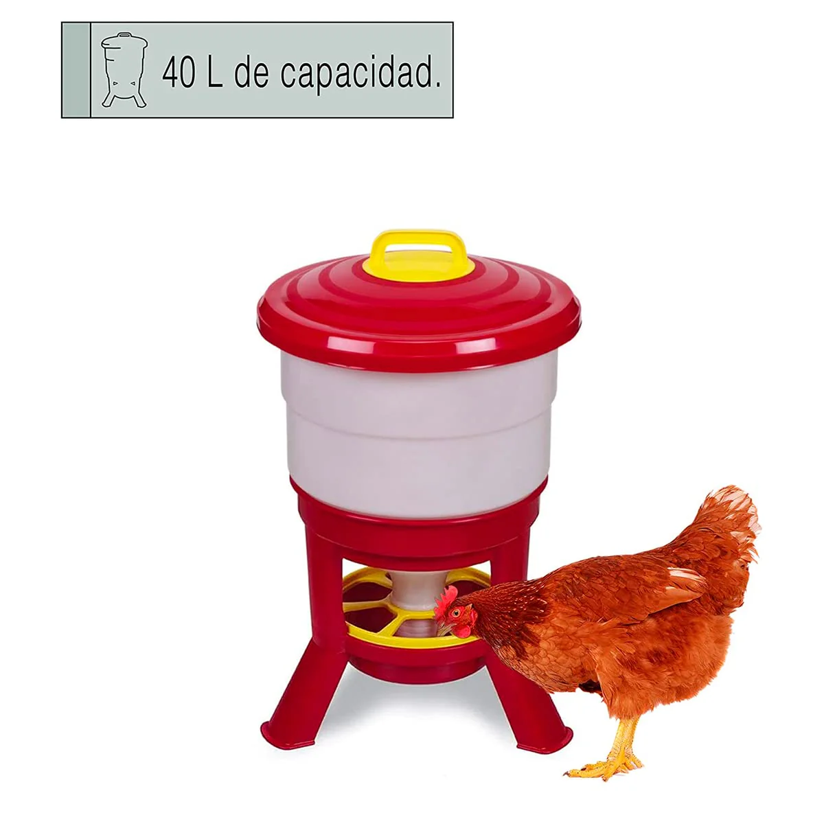 Comedero Para Gallinas Imperial Gaun - 40 Litros - Image 4
