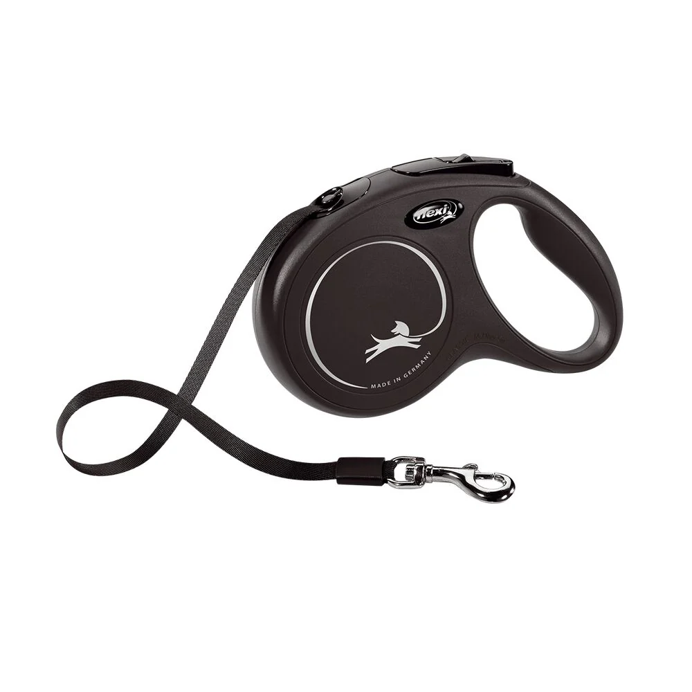 Correa Para Perros Flexi New Classic 8m Negro Talla L