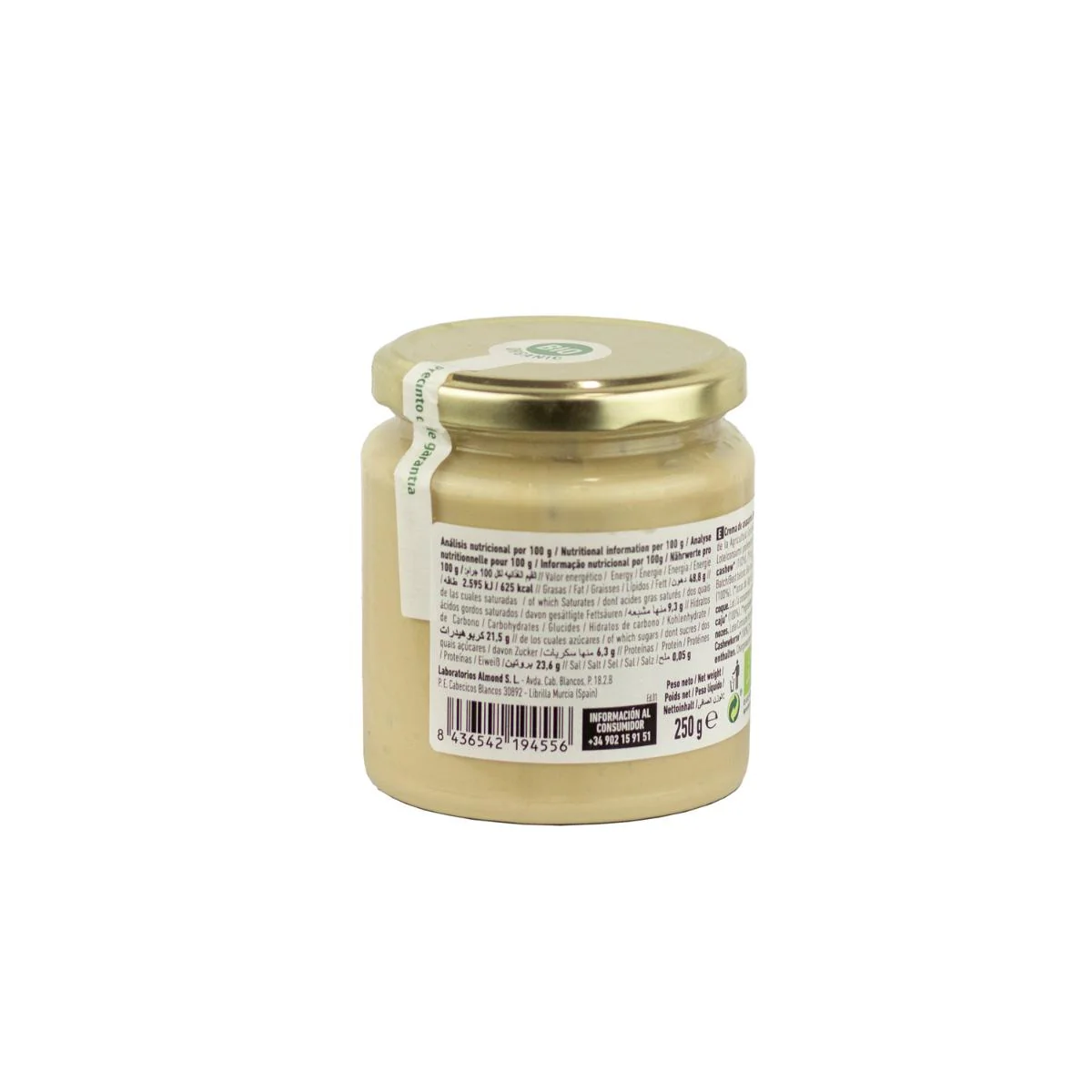 Crema de Almendra untable BIO NaturGreen 250 g - Image 3