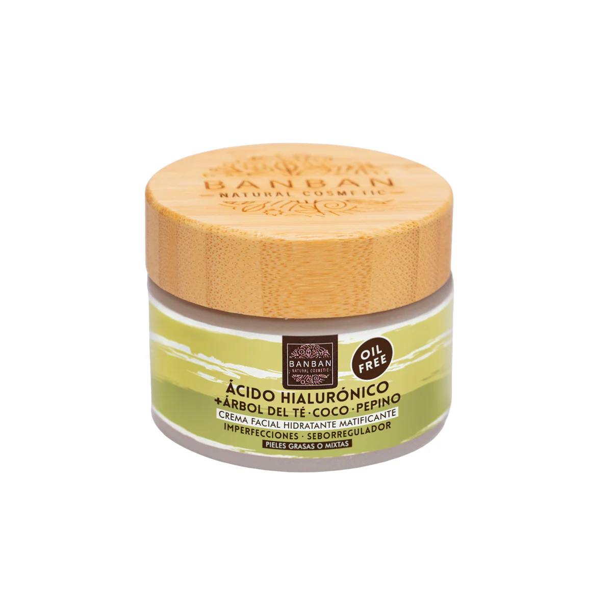 Crema Facial Árbol Del Té Y Ácido Hialurónico 50ml Banban