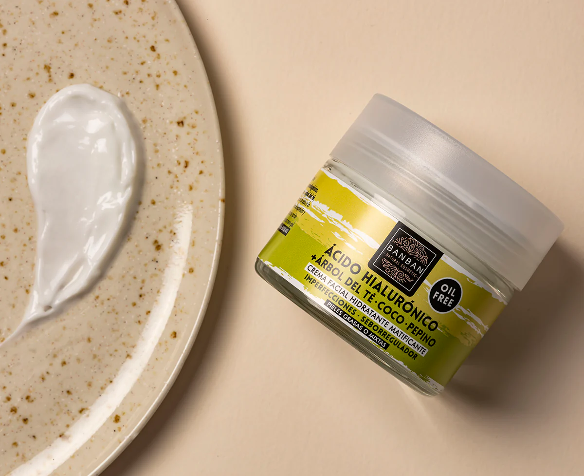 Crema Facial Árbol Del Té Y Ácido Hialurónico 50ml Banban - Image 2