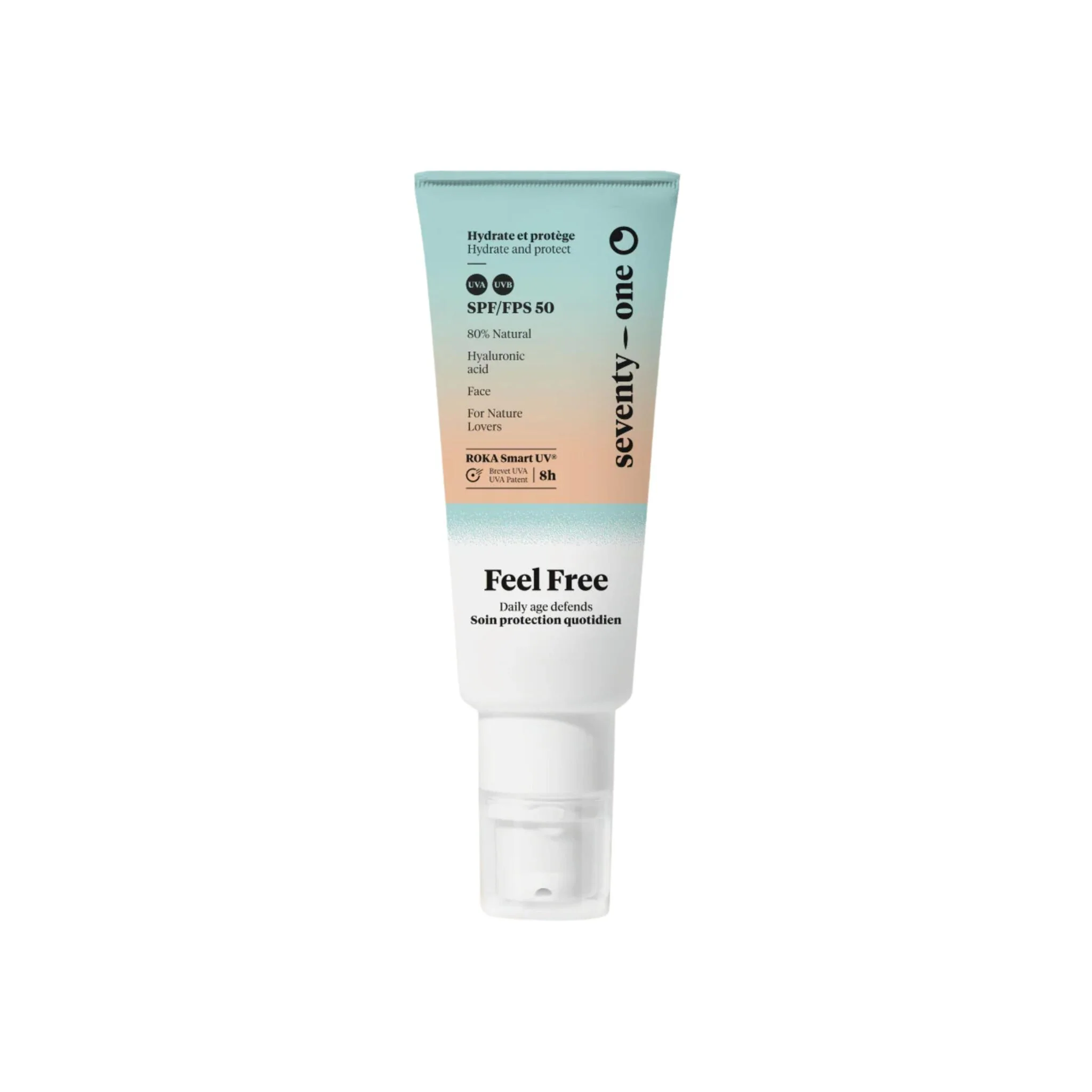 Crema Facial Hidratante Uva, Ubv Y Luz Azul Feel Free