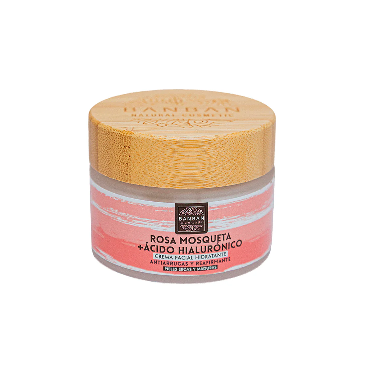 Crema Facial Rosa Mosqueta Y Ácido Hialurónico 50ml Banban