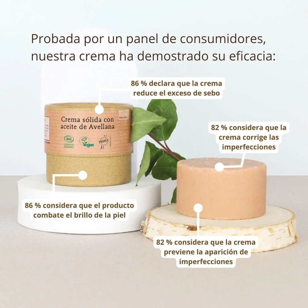 Crema sólida con aceite de avellanas Comme Avant 50 g - Image 3