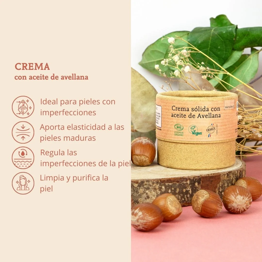 Crema sólida con aceite de avellanas Comme Avant 50 g - Image 4