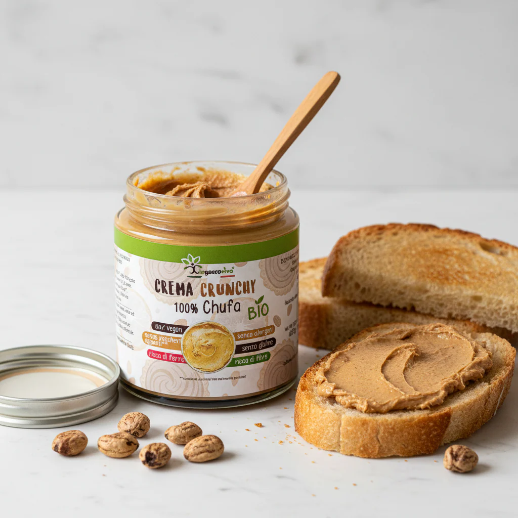 Crema Untable Dulce De Chufa Bio - Vegana Y Sin Alérgenos - 450g - Image 3