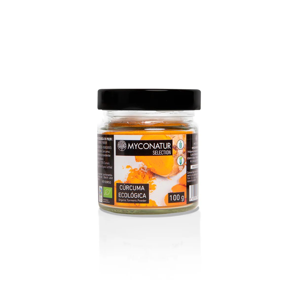 Cúrcuma En Polvo Ecológica Myconatur 100g