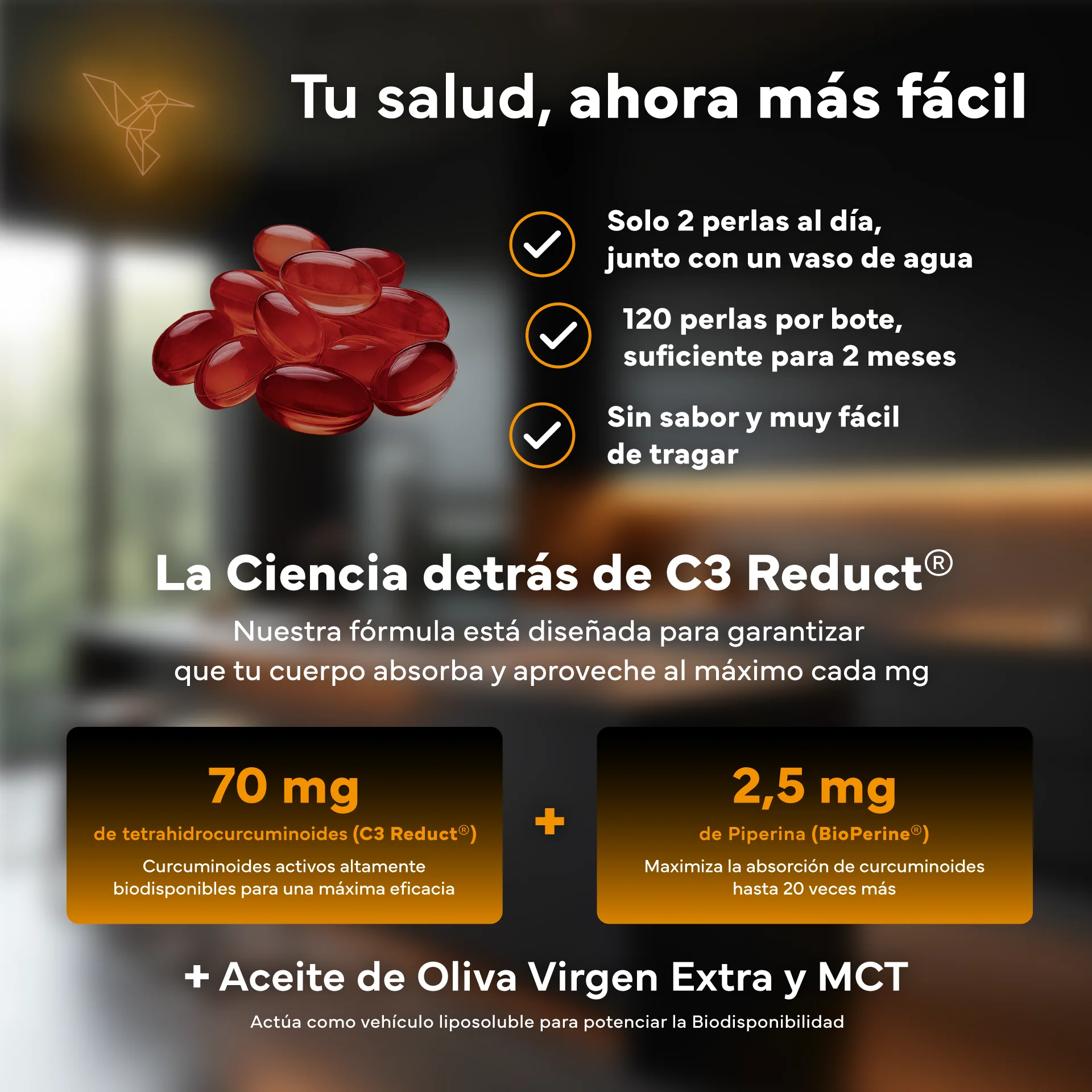 Cúrcuma + Piperina Sevens Nutrition. Alta Absorción y Bienestar General. - Image 5