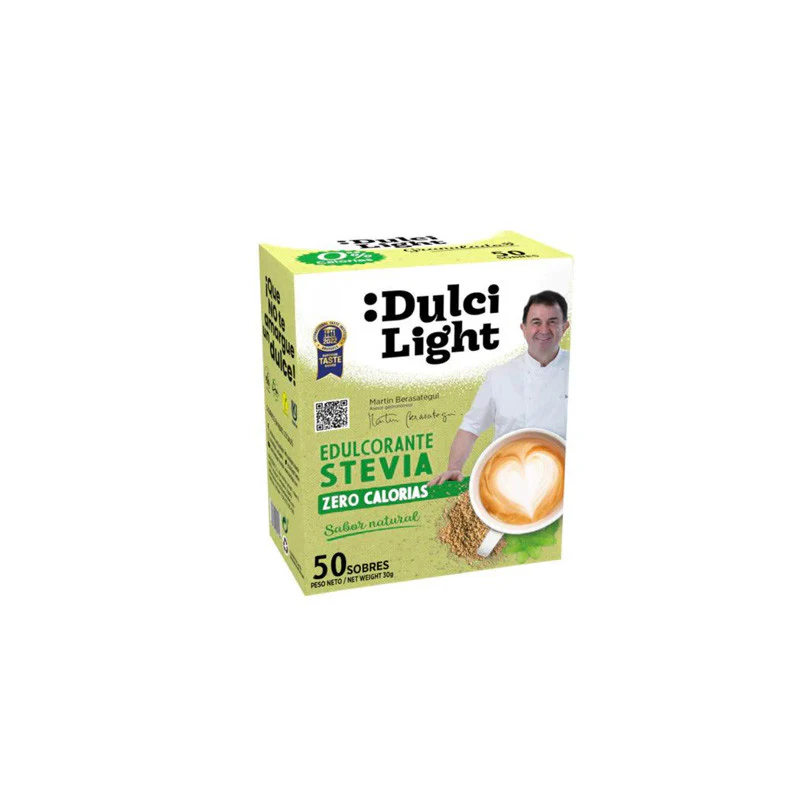 Edulcorante Stevia Zero 50 Sobres Dulcilight