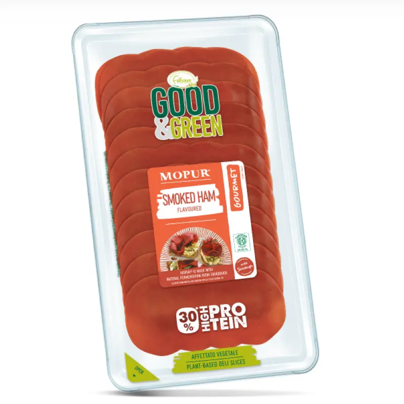 Embutido Vegetal En Lonchas Sabor Ahumado Good & Green 90g