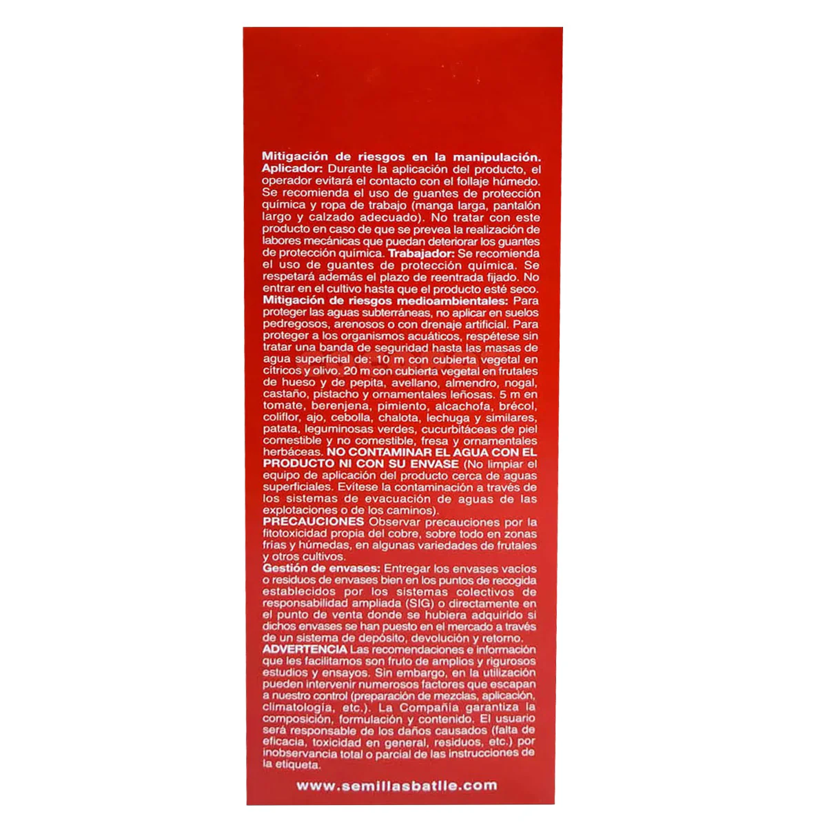 Fungicida cobre Batlle caja 500 g - Image 3