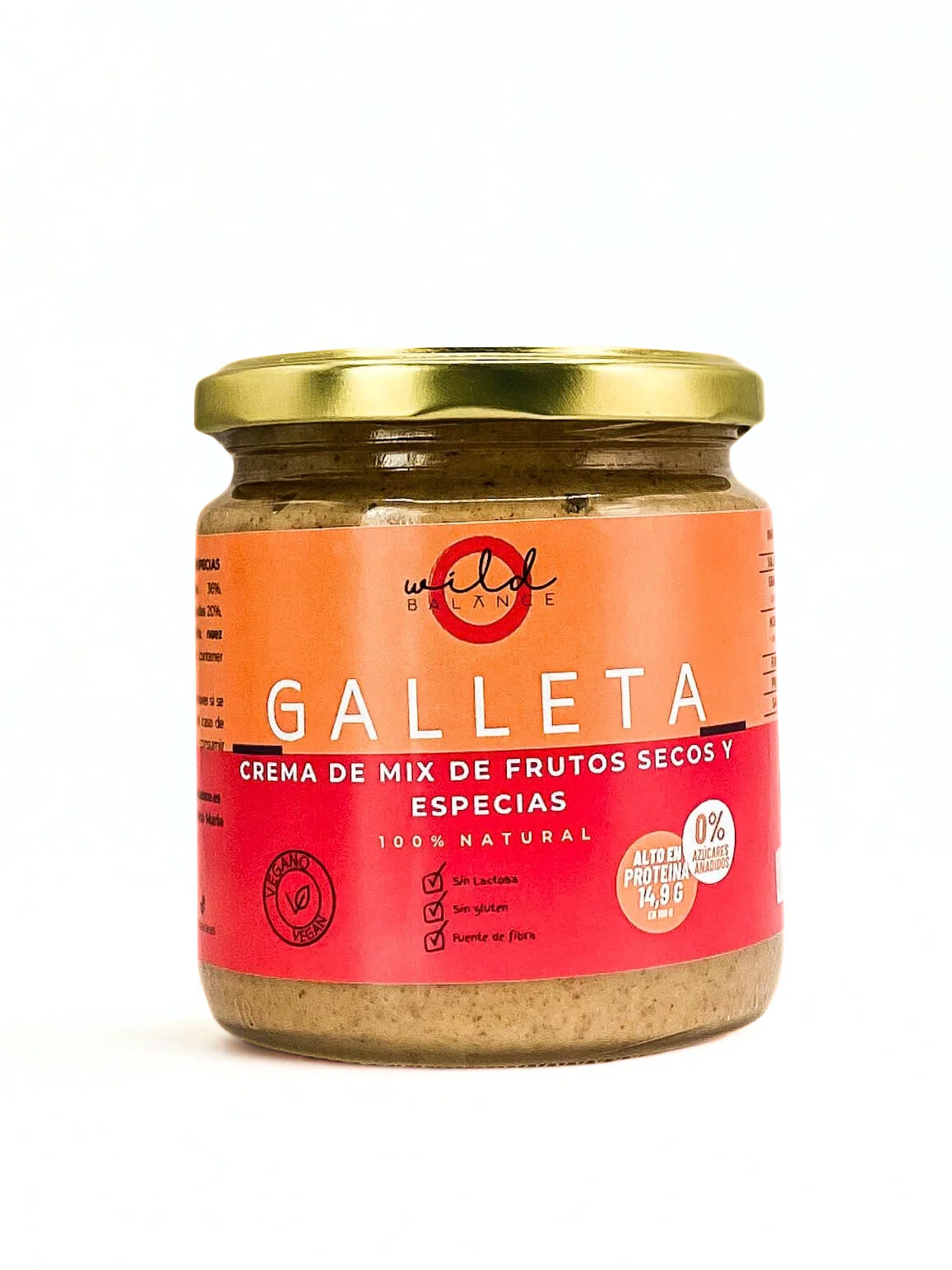 Galleta - Crema Mix De Frutos Secos Y Especies - 350 Gr