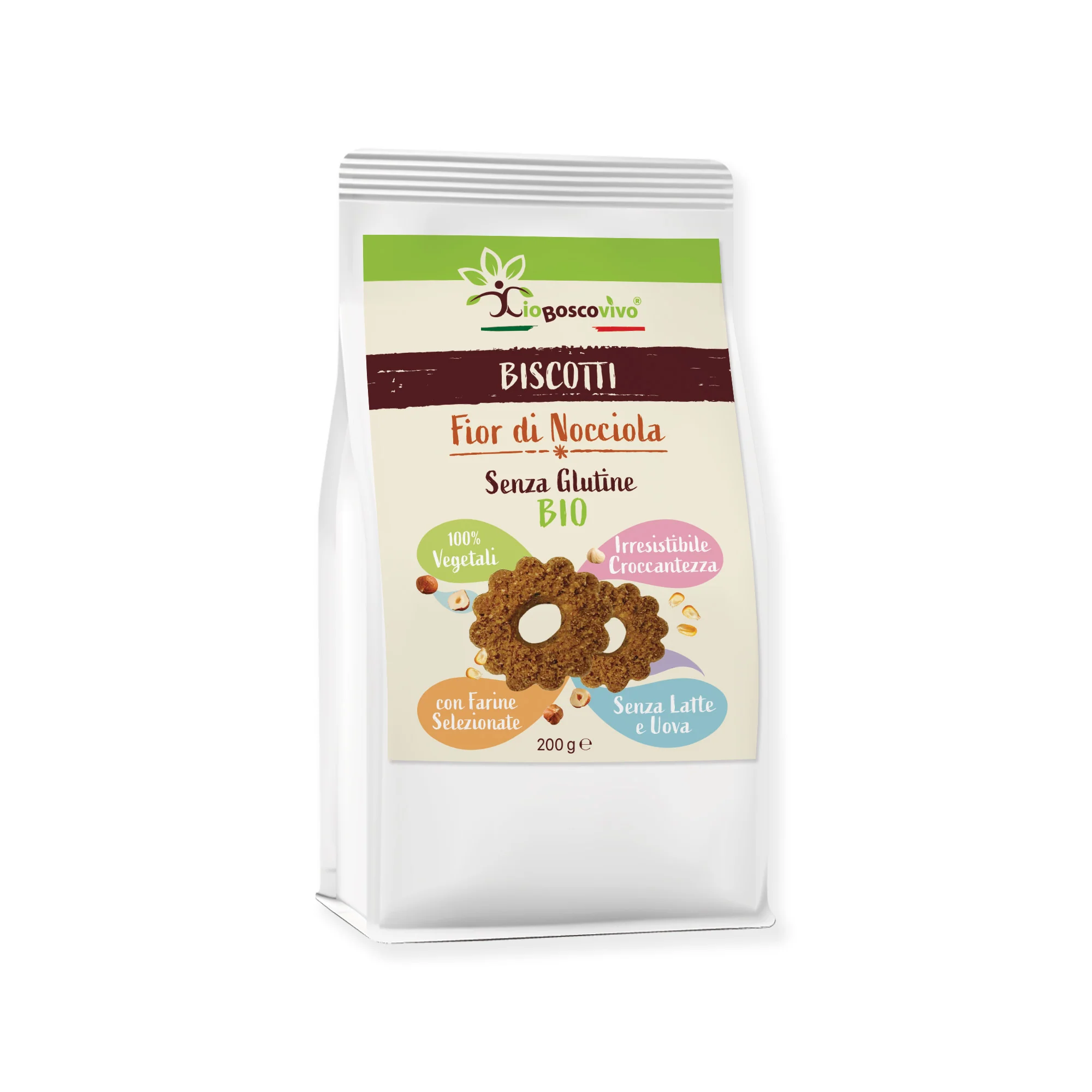 Galletas De Avellanas Y Harina De Garbanzos Sin Gluten Ecológicas 200g Veganas