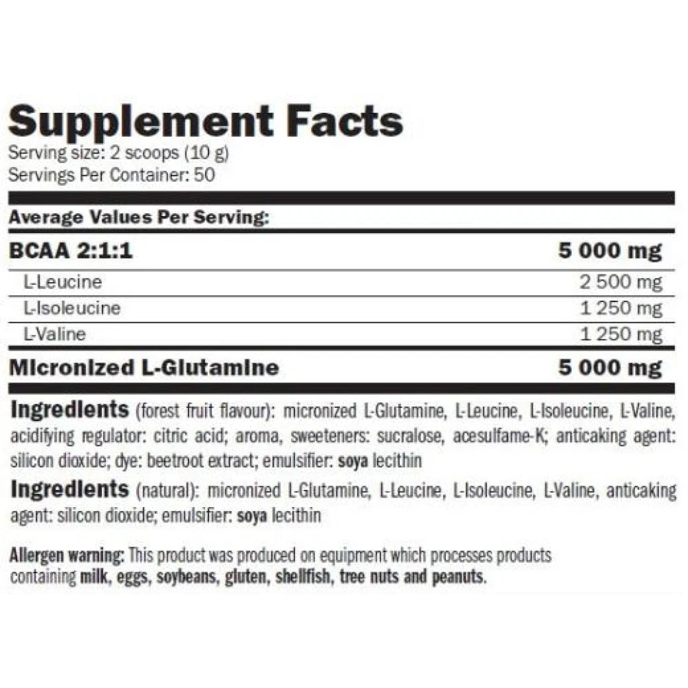Glutamine + Bcaa 300 Gr Cola - Image 2