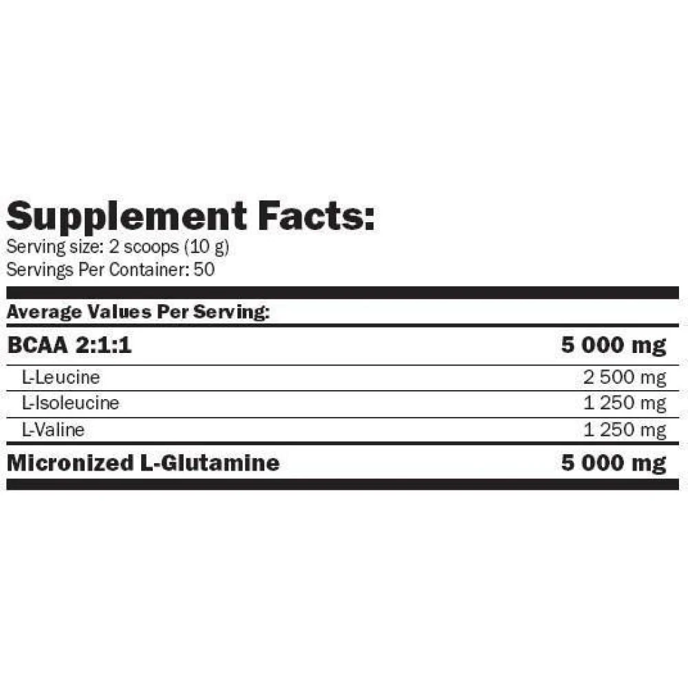 Glutamine + Bcaa 530 Gr Frutas - Image 2