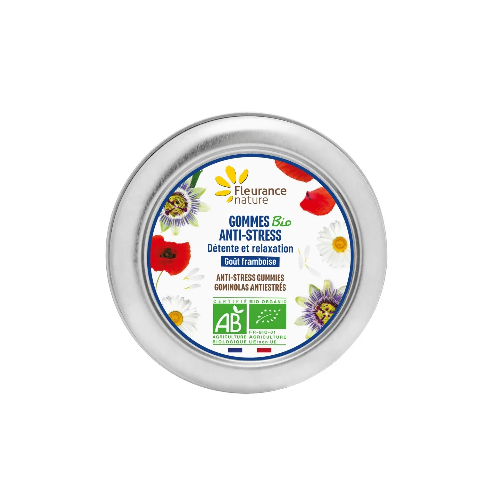 Gominolas Antiestrés Eco Frambuesa Fleurance Nature 30g