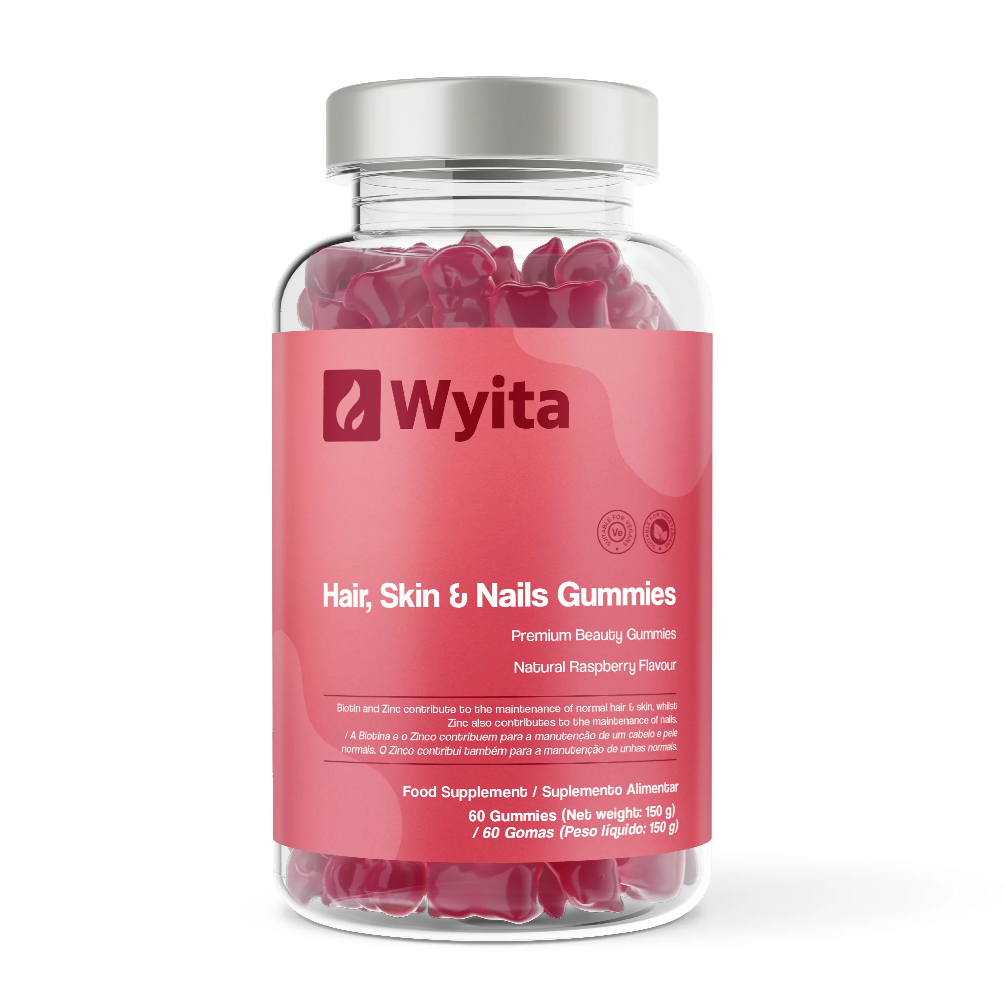 Gominolas Para Pelo Piel Y Uñas - 60 Unidades