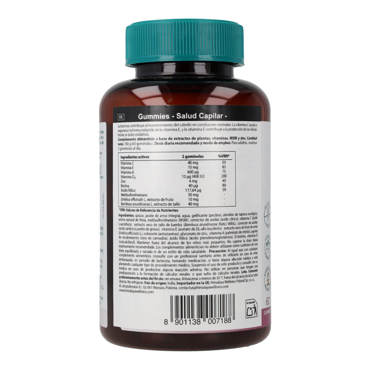 Gummies Salud capilar Himalaya 60 cápsulas - Image 2