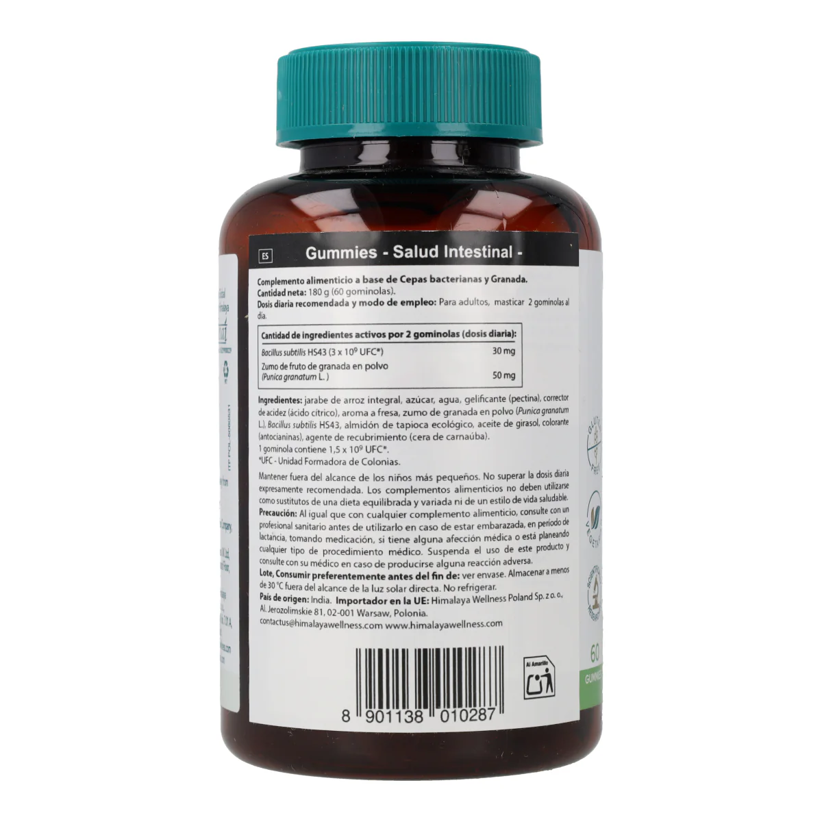 Gummies Salud intestinal Himalaya 60 cápsulas - Image 3